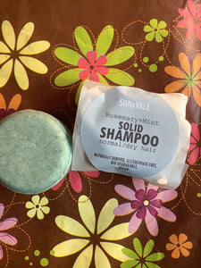 Rosemary and Mint Solid Shampoo Bar