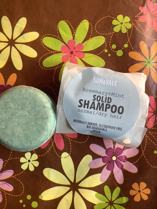 Rosemary and Mint Solid Shampoo Bar