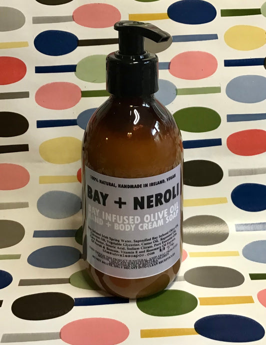 Bay and Neroli Olive Oil Liquid Cream Hand and Body Wash