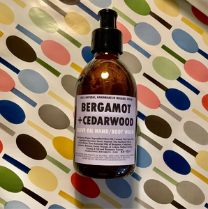 Bergamot and Cedarwood Olive Oil Liquid Hand and Body Wash