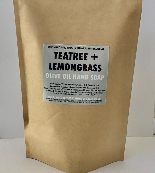 Teatree And Lemongrass Olive Oil Hand Soap Refill