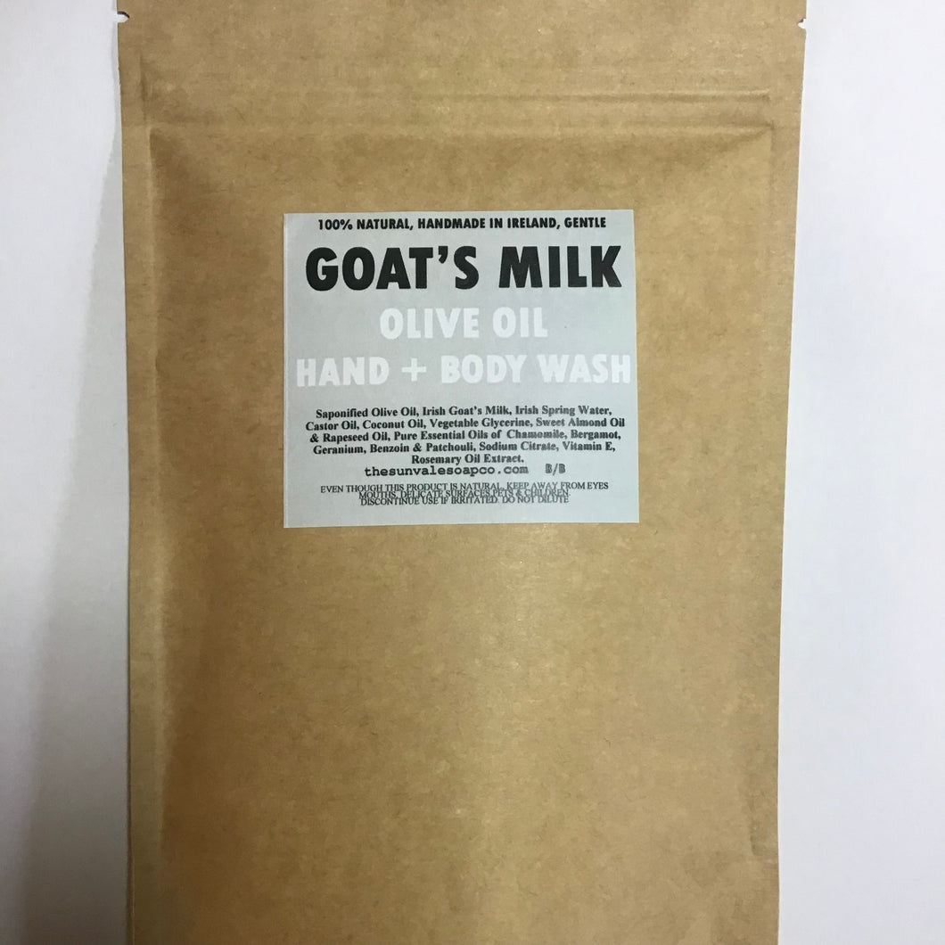 Goats Milk Hand and Body Wash Refill Pouch