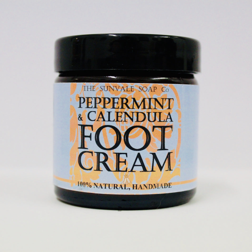Peppermint and Calendula Foot Cream